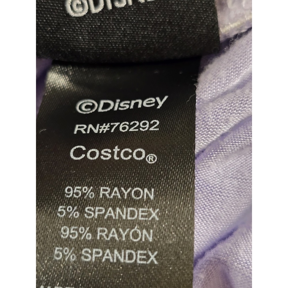 Disney Costco Minnie Mouse Pajama Set Womens M Purple Rayon Soft PJ Top & Shorts - Picture 11 of 12